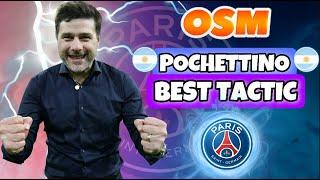 POCHETTINO NEW BEST TACTICS WITH PSG IN OSM 2021 | WIN ALL THE MATCHES WITH AMAZING RESULTS!