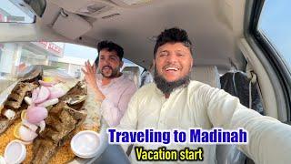 Vacation Start | Road trip , Traveling to Madinah | Saudia Arabia Vlog