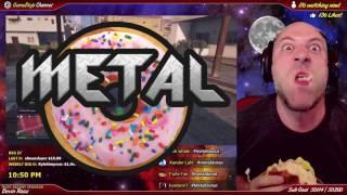 Metal Donut During a GameDojo Live Stream!