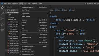 Microsoft Visual Studio Code - How to view HTML code in a browser