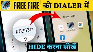 How To Hide Free Fire In Dialer | Free Fire Dial Pad Mein Kaise Chupaye | Free Fire Hide In Dialer