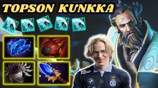 TOPSON Kunkka Midlane Highlight   Kunkka By Topson TANK BUILD - Dota 2