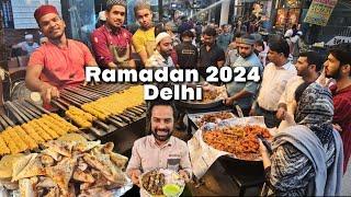 Ramadan Food tour 2024 Delhi. Iftari, Mutton Nihari,Mutton Kebab,Afgani Chicken Samosa, Shawarma Etc