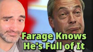 Nigel Farage Himself Knows He's Full of It on Russia/Ukraine