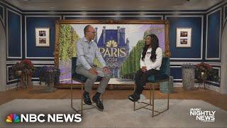 Simone Biles and Lester Holt one-on-one at Paris Olympics