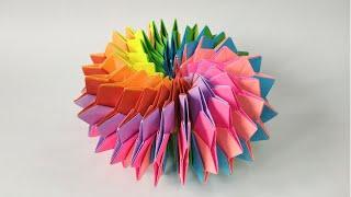 Origami COLORED FIREWORKS by Yuri Shumakov | Paper antistress