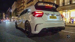 Mercedes-Benz A45 AMG WAKING UP London! REVS, Launch Controls & MORE!