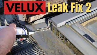 Leaky VELUX window fix 2 - Another cheap DIY solution for a leaking VELUX skylight