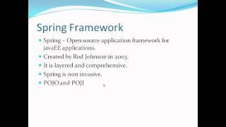 Spring framework introduction