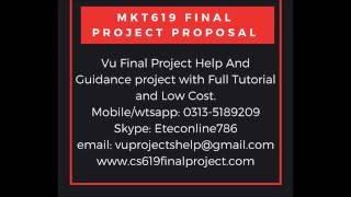 MKT619 Final Project Proposal