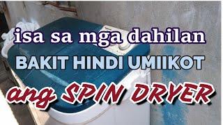 Paano magrepair ng washing machine spin dryer problem ayaw umikot | Junba Teks