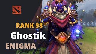 Ghostik (Rank 98) plays Enigma Dota 2 Full Game