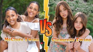 McClure Twins VS Clements Twins (Ava And Leah) Transformation  New Stars From Baby To 2024