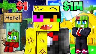 $1 vs $1,000,000 LIFE in Minecraft!