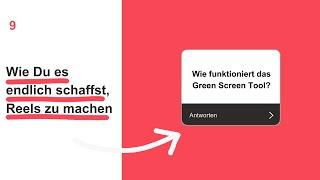 Wie funktioniert das Green Screen Tool bei Instagram Reels?