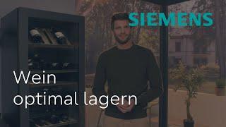 Wein optimal lagern und stilvoll präsentieren I Siemens Weinkühlschränke