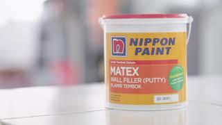 Demo Produk Nippon Matex Wall Filler Putty (Super White 002) - Solusi Retak Rambut