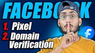 How To Setup Facebook ( Pixel & Domain Verification ) | FREE Facebook Ads Course (Part-3)