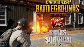 PUBG Mobile vs Rules Of Survival ! Which is Better and What Will I Be Playing More !