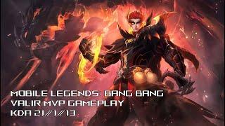 Mobile Legends - Valir MVP Gameplay