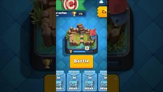 EVOLVED ICE SPIRIT TROLLING ARENA 1 IN CLASH ROYALE! #clashroyale #shorts