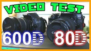 600D vs 80D: VIDEO TEST & COMPARISON