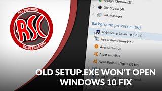 Fix - Old Game Setup.exe Doesnt Open On Windows 10 or Windows 11