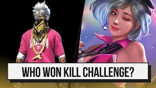 Girl Challenge Me To Kill Who Won ? Wait For End || Rj Gaming || Free Fire Max