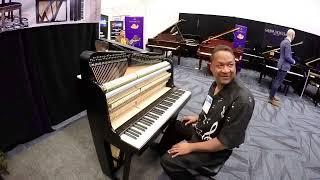 Kris Nicholson First Time Impressions,  Playing a Keybird X1 Portable Acoustic ￼Piano at Namm 2024