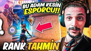 sizde ESPORCU potansiyeli var! Sizin videolarınızı izleyip rankınızı TAHMİN EDİYORUZ #3