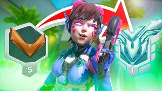 Educational Unranked To GM - Overwatch 2 - Rank 1 Peak - Dva