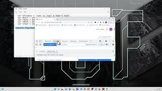 Run javascript on chrome console