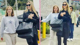 Angelina Jolie and Daughter Vivienne Jolie-Pitt Share a Smile on Post-christmas Shopping Trip in LA