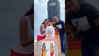 #Milind Soman with his pretty wife Ankita konwar# romantic couple# 🫶‍️‍Bollywood #ytshorts#2023#