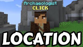 where is the archaeologist | hypixel skyblock