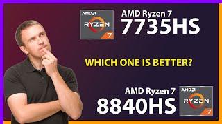 AMD Ryzen 7 7735HS vs AMD Ryzen 7 8840HS Technical Comparison