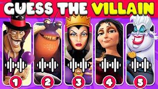 Guess The Disney Villain by Song & Voice ️ | Dr Facilier, Tamatoa, Grimhilde, Gothel, Ursula