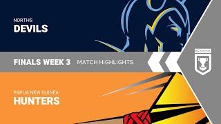 Hostplus Cup Finals week 3, 2024 - Devils v Hunters