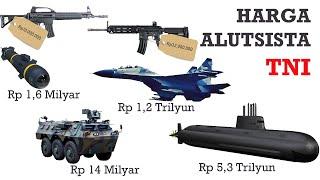 Daftar Harga Alutsista TNI