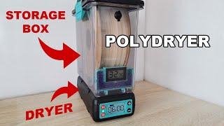 PolyDryer test, the filament dryer and storage box by Polymaker