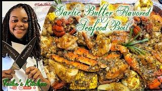 Garlic Butter Flavored Seafood Boil | Teika's Kitchen