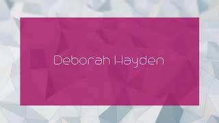 Deborah Hayden - appearance