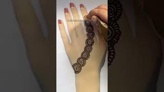 Easy mehndi design for beginners #shorts #mehndi #mehandi #henna #youtubeshorts #shortsfeed #art