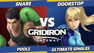 Gridiron Gateway 2024 - Snare (Little Mac) Vs. DoorStop (ZSS) Smash Ultimate - SSBU