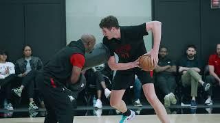 Donovan Clingan Pre-Draft Workout in Portland | Trail Blazers