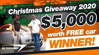 BE FORWARD Christmas Giveaway 2020 Grand Prize Winner | Free Car | Over $20,000 Worth of Prizes