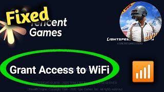 Pubg Error Grant Access to WiFi Problem Solved