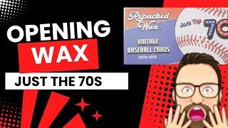 Unboxing a 'Just the 70s' Repacks: Vintage Wax Packs from the 70s!
