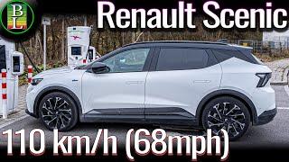 Renault Scenic e-Tech (87kWh) - 110 km/h (68mph) range test