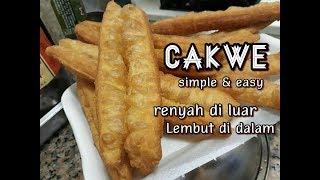 Cara mudah membuat Cakwe-Resep cakwe goreng